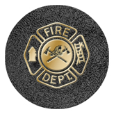 DAROUND 418 SH BK Fire Department Shimmer Black Background